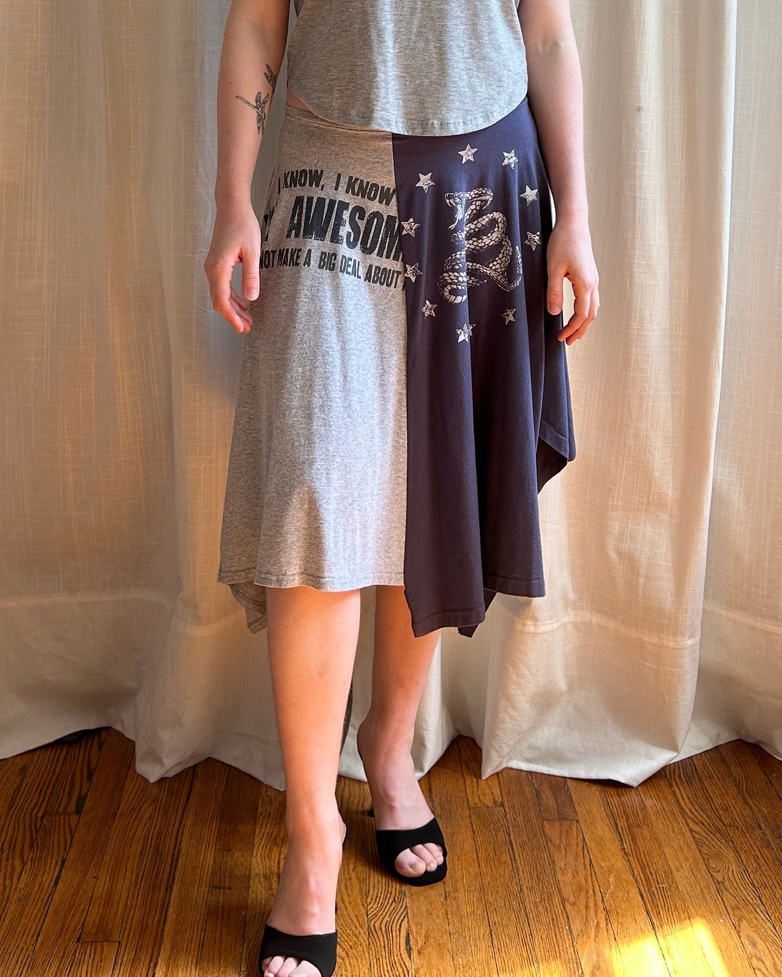 "Awesome Ouroboros" 1of1 Skirt