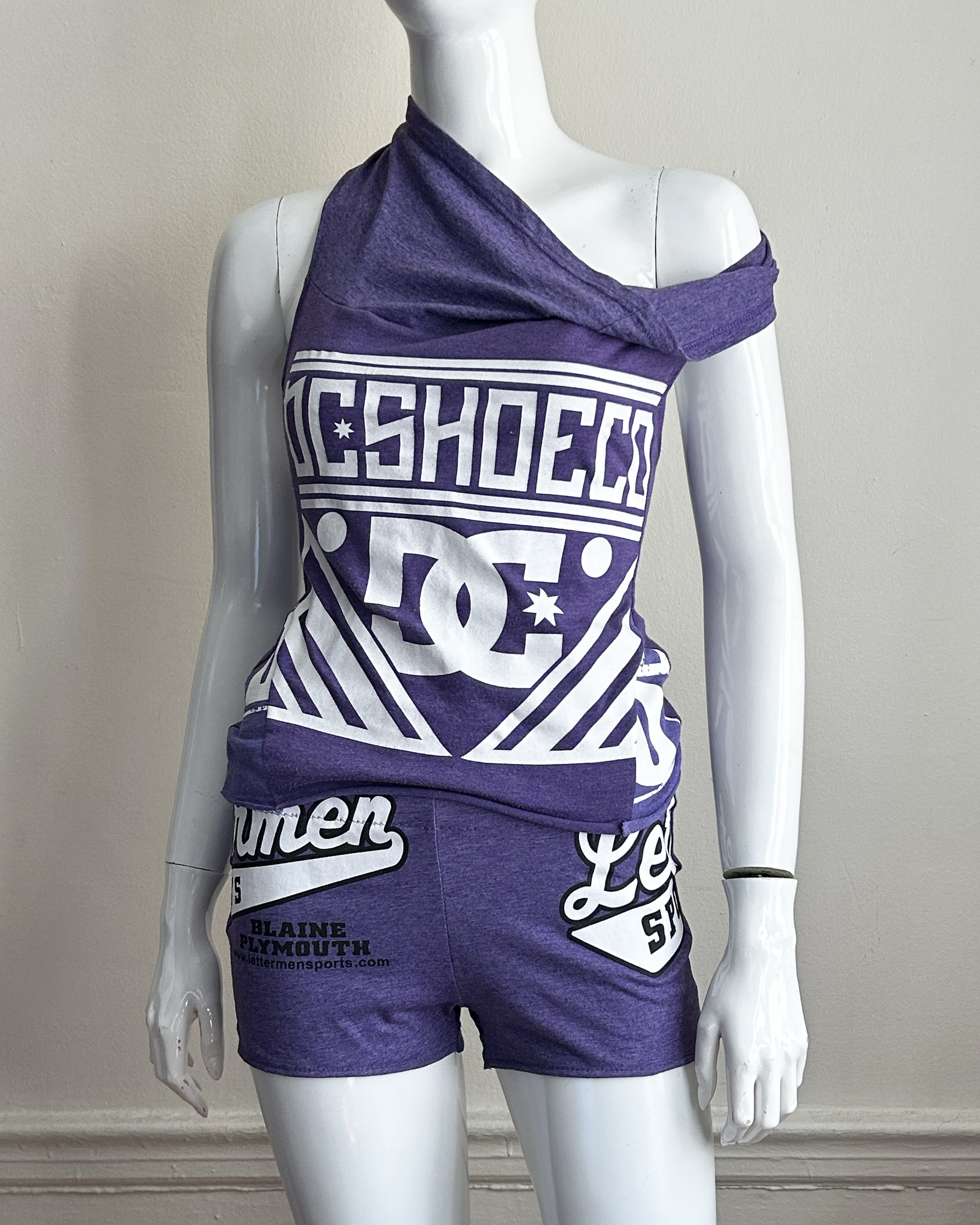 Heather Purple 1of1 Cowl Neck Tank
