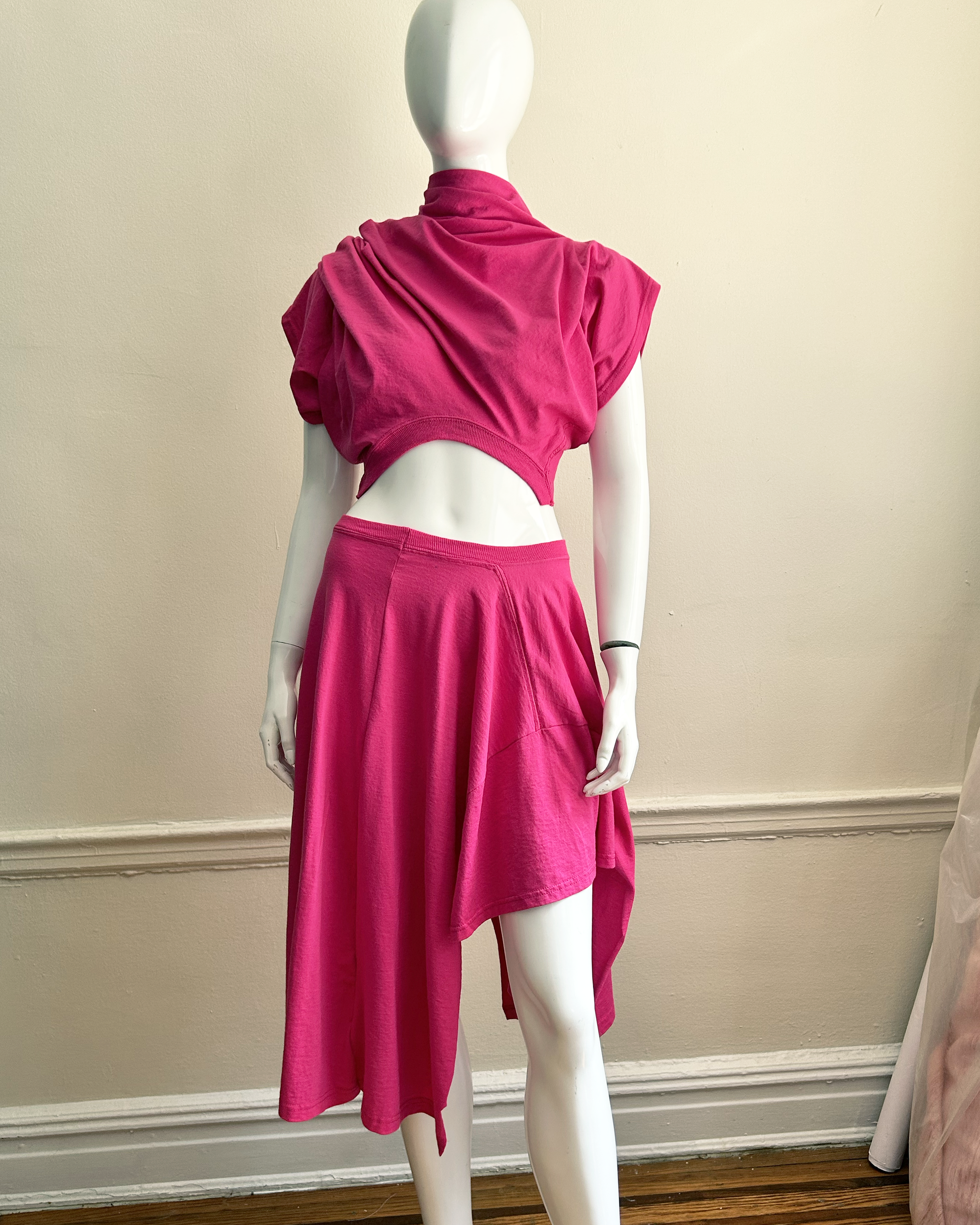 Pink 1of1 Draped Tee Small