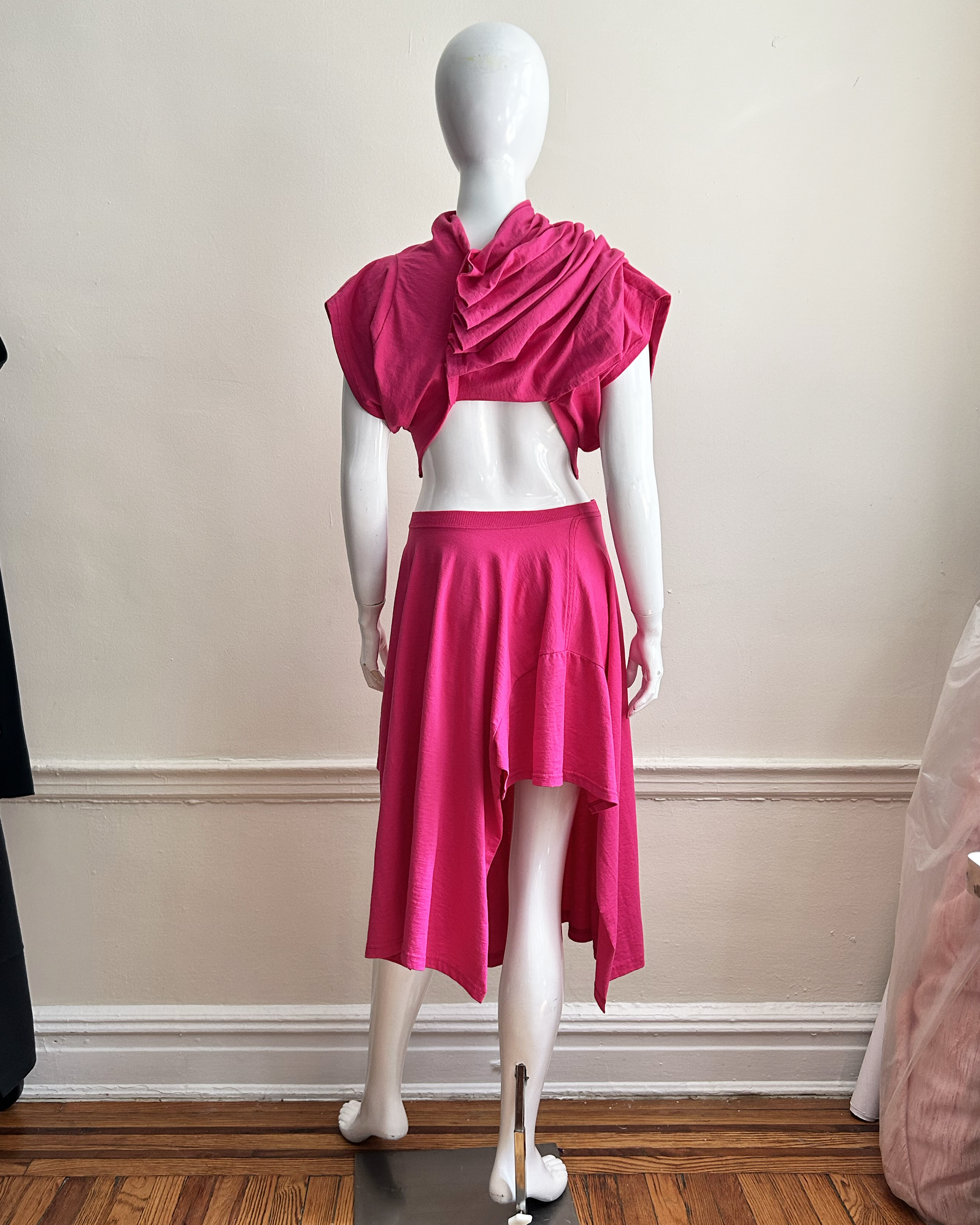 Pink 1of1 Draped Tee Small