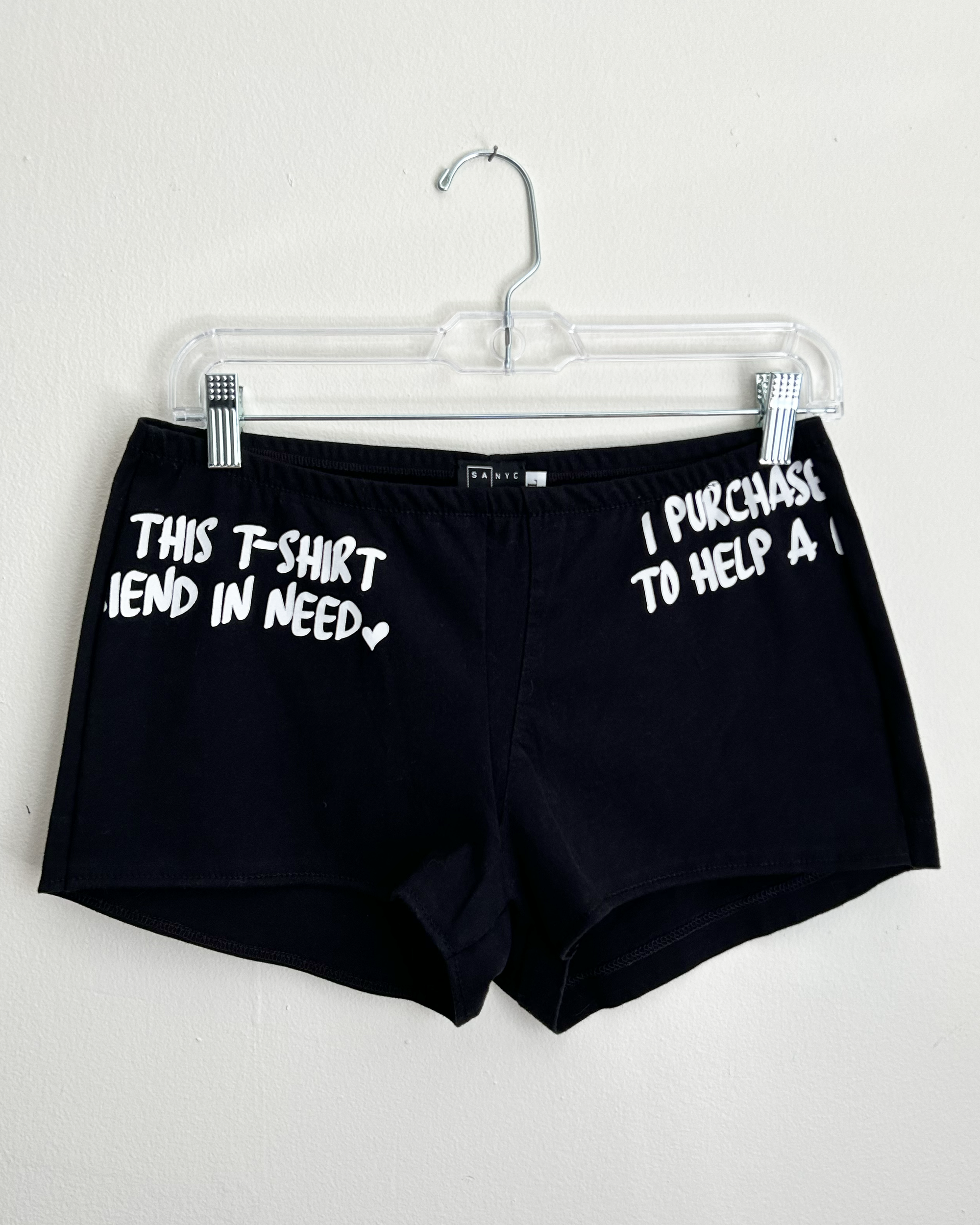 Black Boyshort Large